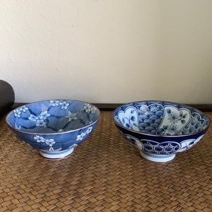 Two Small Japanese ceramic miso soup bowl price for set of 2